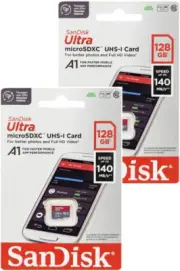 SanDisk 256GB 2x 128GB micro SD SDXC Memory Card 140MB/s Ultra Class 10 UHS-1 A1