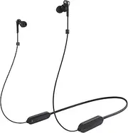 Audio-Technica ATH-CKS330XBT BK Wireless Earphones, Bluetooth Deep Bass, Solid Bass, Splashproof Specifications, Up to 20 Hours of Continuous Playback, Genuine Domestic Product, Black