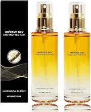 Conditioning Oil Spray Scalp,Perfume para el Cabello de Mujer,Conditioning Oil Spray Scalp & Hair Strengthener Leave-ln Conditioner Comforting,2PCS