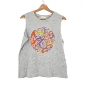 BP. Nordstrom Graphic Tee Smiley Groovy 70’s Ombre Tank 100% Cotton