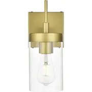 Living District LD7319W5BRA Benny 1 Light 5 inch Brass Bath Sconce Wall Light
