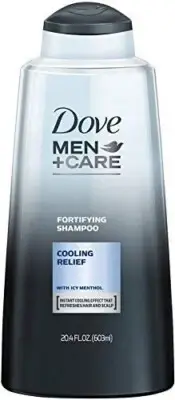 Dove Men+Care Cooling Relief Icy Menthol Shampoo Cools Scalp Deep Clean 20.4 oz
