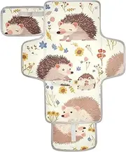 Reusable Baby Changing pad with Tissue Pocket Portable Changing pad for Baby Lightweight & Foldable Changing Station