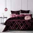 Diez Aubergine Super King bed Quilt Cover Set by Logan & Mason (Australian si...