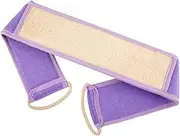 WADY Natural Egyptian Loofah Back Scrubbers for Use in Shower, Exfoliating Body Scrubber, Exfoliating Natural Loofah Back Scrubber for Shower for Men and Women to Clean Your Back Deeply (Purple)