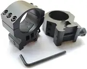 30mm 2PCS Scope Wide Ring Mount Rail Base Rifle(12mm Medium)