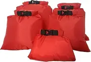 [GALPADA] Multi-Function Waterproof Dry Bags 5 Pcs 1.5l 2.5l 6l Double Stitched Taped Seams for Camping Boating