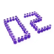 Purple PDR Glue Pull Tabs Automotive Paintless Dent Repair Hail Repair 50Pc