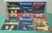 Star Trek Read Along Adventure PARTS 1,3,4 & Read Along Book & Records 1,2 &3