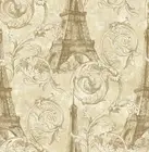 Wallpaper, System Solution, Motifs, Extravagant, Ornaments, Gold, Sand, White,