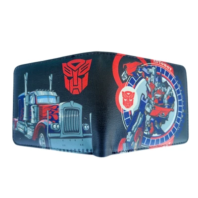 Transformers Wallet Optimus Prime Autobots ID Robot Cartoon Gaming AUS