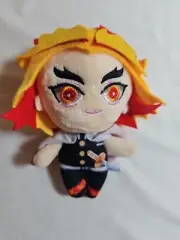 NEW! Anime Figure Rengoku Kyoujurou Cartoon Plush Doll w/ Suction String