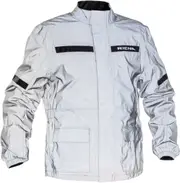 Richa Rain Flare Motorcycle Rain Jacket, black-silver, Size S for Men Black Silver