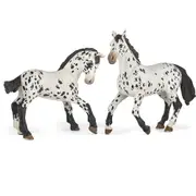[Papo France] Papo Black Appaloosa Figurine - Foal