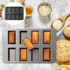 Mini cheesecake pan bread loaf tin Reusable Baking Baking Pan Square Muffin Pan