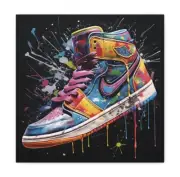 Pop Art Canvas Wall art Graffiti Sneaker Modern Art Wall Home decor