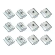 M4 Sliding t Nuts, 12 Pcs Hammer Head Fastener Nut 4545 Series 10 mm T-Slot