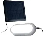 Solar Pendant Light - Solar Shed Lights Outdoor, Waterproof LED Lights with Pull Cord | Solar Powered Daytime Work Light for Door, Garage, Garden, and Indoor Use with Durable ABS Construction