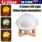 USB Mist Humidifier 3D Planet Aroma Diffuser Lamp 3 Colors Kids LED Night Light