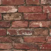 Red Brick Effect Wallpaper Fine Decor FD31285