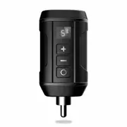 Tattoo Power Supply, Professional Mini Portable RCA Wireless Tattoo 1800mAh Lithium Battery Power Supply with LED Digital Display for Rotary Tattoo Pen Machine Gun