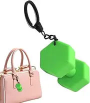 [Generic] Dumbbell Key Wrench Dumbbells with Keychain | Creative Sports Car Keychain,Dumbbell Keys Chain Carving Key Bags for Adults kdis
