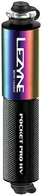 Lezyne Pocket Drive Pro HV Mini Pump - Aluminium, 90psi, Presta/Schrader, With