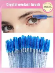 Disposable Eyelash Brushes Mascara Wands Lash Eyebrow Spoolies 50 Pcs