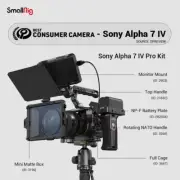 SmallRig Full Camera Cage Kit Mini Matte Box for Sony Alpha 7 IV