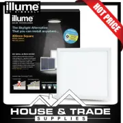 Illume Skylight Alternative 300mm Square Roof Solar WHITE FRAME KIS2010