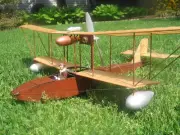 R&N Model Airplane Plans (FF-RC): 1912 Leveque Flying Boat Scale 33" Wingspan