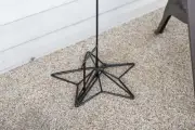 Flag Holder Stand Base - Wrought Iron - Amish Made - Powder Coated
