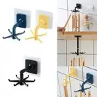 360° Rotating Coat Hanger Seamless Hooks Wall Hanger Storage Racks
