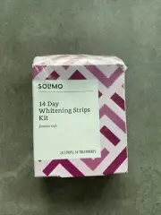 Solimo 14 Day Whitening Strips Kit Enamel Safe 28 Strips