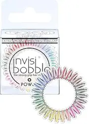 invisibobble Power Colourful Magic Rainbow I 3 x Spiral Hair Bobbles Colourful Girls Women I Extra Strong I Designed in the Heart of Munich