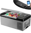 12 Volt Refrigerator 16 Qt, Portable Mini Car Fridge w/ -4℉-68℉ Cooling Range &