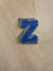 LETTER “Z” Felt Sticker Adhesive Patch 2 Inches Sew On