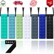 Chew Necklaces for Sensory Kids, 7 Pack Chewy Necklace Sensory Toys for Kids wit