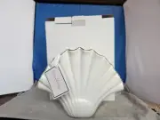 Lilly Pulitzer Ceramic Shell Vase White/Gold New in Box
