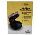 Bella Mini Waffle Maker Pink Dog Holiday Limited Edition Nonstick 350W Compact