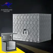65 X 43 X 52Cm Aluminum Tool Box, Tools Storage Boxes Toolbox under Tray Ute Gen