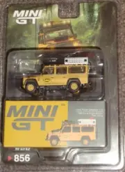 LAND ROVER DEFENDER 110 - 1989 CAMEL TROPHY AMAZON TEAM TURKEY - 1:64 MINI GT