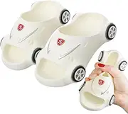 [Tmay] Toddler Slides Shoes | Car Design Sandals Kids,Toddler Slippers for House Shower Beach Tire Design 30° Forward Tilt Non-Slip