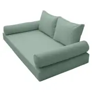 |COVER ONLY| Style 1 Twin Piped Trim Daybed Mattress Bolster Pillow Covers AD002