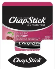 ChapStick Classic Cherry Lip Balm Tube Flavored Lip Balm 0.15 Oz (Pack of 12)