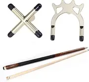 HOLIDYOYO 2Pcs Billiard Cue Racks Antler Design Pool Cue Holders for Snooker Easy to Use Durable Accessory for Precise Shots for Pocket Cue Case Storage