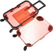 ASAKKURA Suitcase Lash Organizer Portable Eyelash Storage Box for False Eyelashes Stylish Design Versatile for Cosmetics Jewelry present for Women