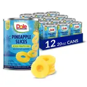 Canned Fruit Pineapple Slices in 100% Pineapple Juice Gluten Free Pantry Stap...