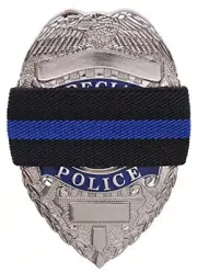 Rothco Thin Blue Line Mourning Band