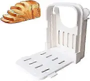 Bread Slicer for Homemade Bread, PERFETSELL 4 Thickness Adjustable Loaf Cutter Machine Foldable